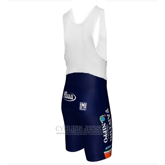 2018 Cycling Jersey Nippo Vini Fantini Europe Ovini Dark Blue Short Sleeve and Bib Short